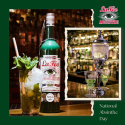 Cheers to National Absinthe Day with a touch of La Fée magic!