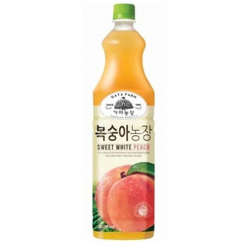 Gaya Farm Jeju White Peach Juice - per case