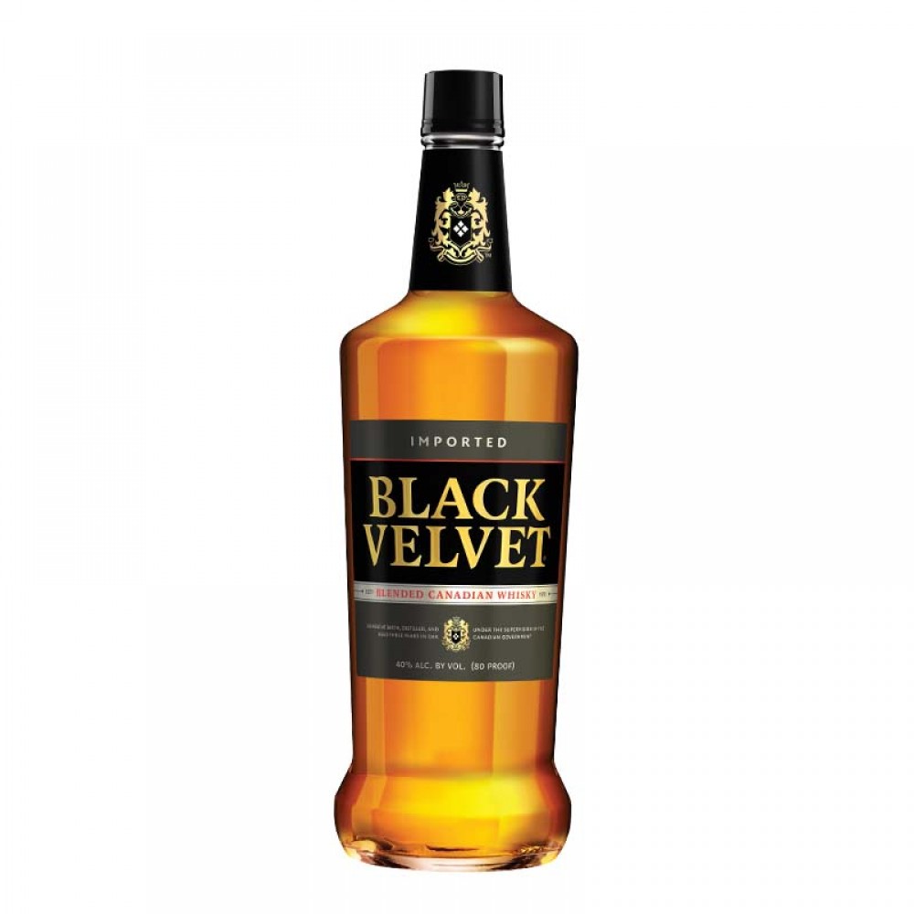 Блэк вельвет. Виски Блэк вельвет, 0.7. Джин Блэк вельвет. Виски Black Velvet, 0.5 л.